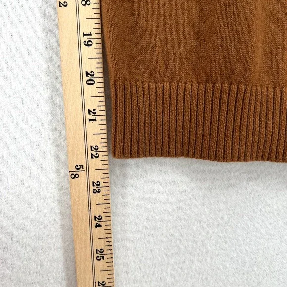 EVERLANE The Cashmere Jumpsuit Womens Small Brown Sleeveless Wide Strap Knit - Picture 16 of 16